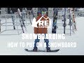 How to Put on Your Snowboard || REI