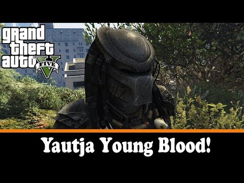 Видео: GTA 5 скины - Yautja Young Blood!