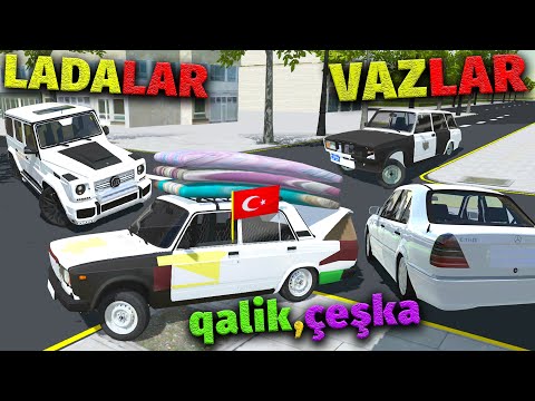 VAZLAR - LADALAR, NİVALAR, QALİK, Mobil Maşın Oyunu | OLD BAKU | Maşın Oyunları | #sahmarehmedov