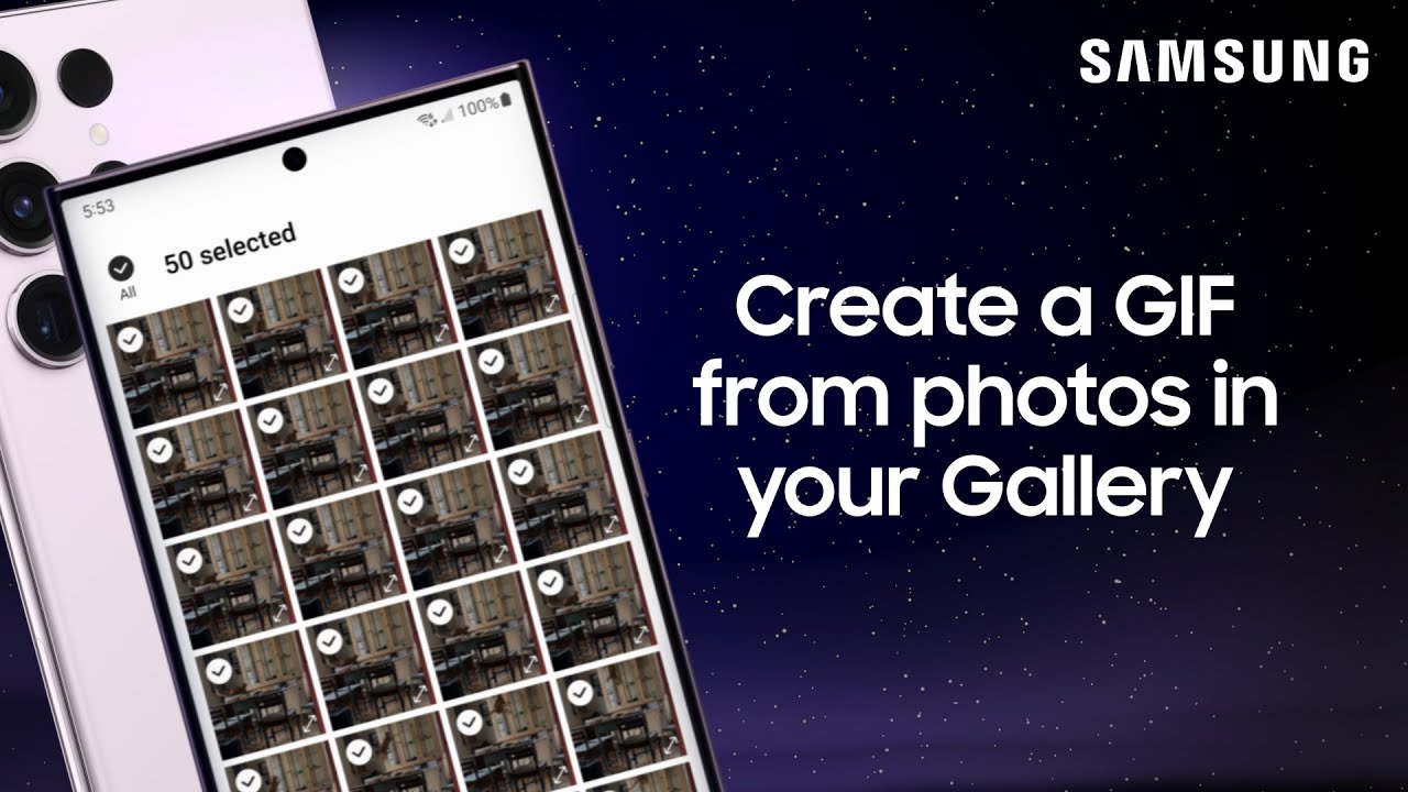 How to create a GIF image from photos on your Galaxy phone