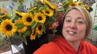 Mini Sunflower Bouquets : How I Grow Them : Flower Hill Farm