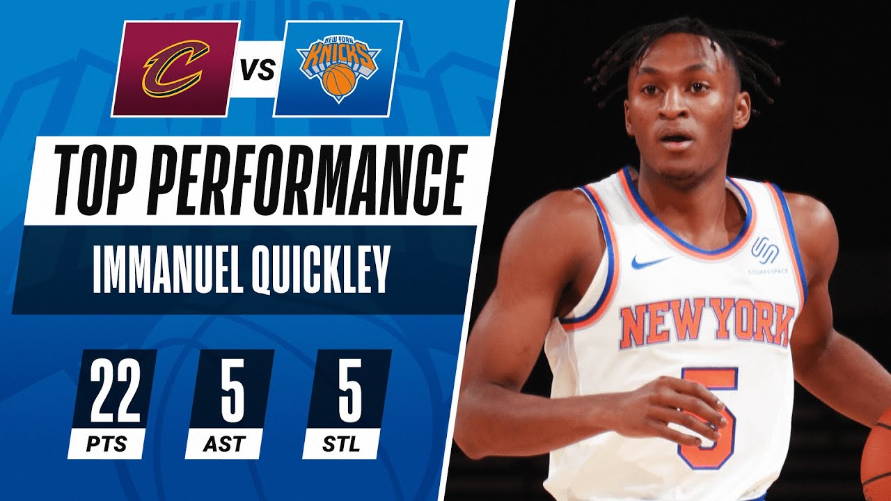 Immanuel Quickley ERUPTS For Huge #NBAPreseason Performance 🤯 - YouTube