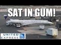 United | Sitting in GUM from EWR to SAV! - Review