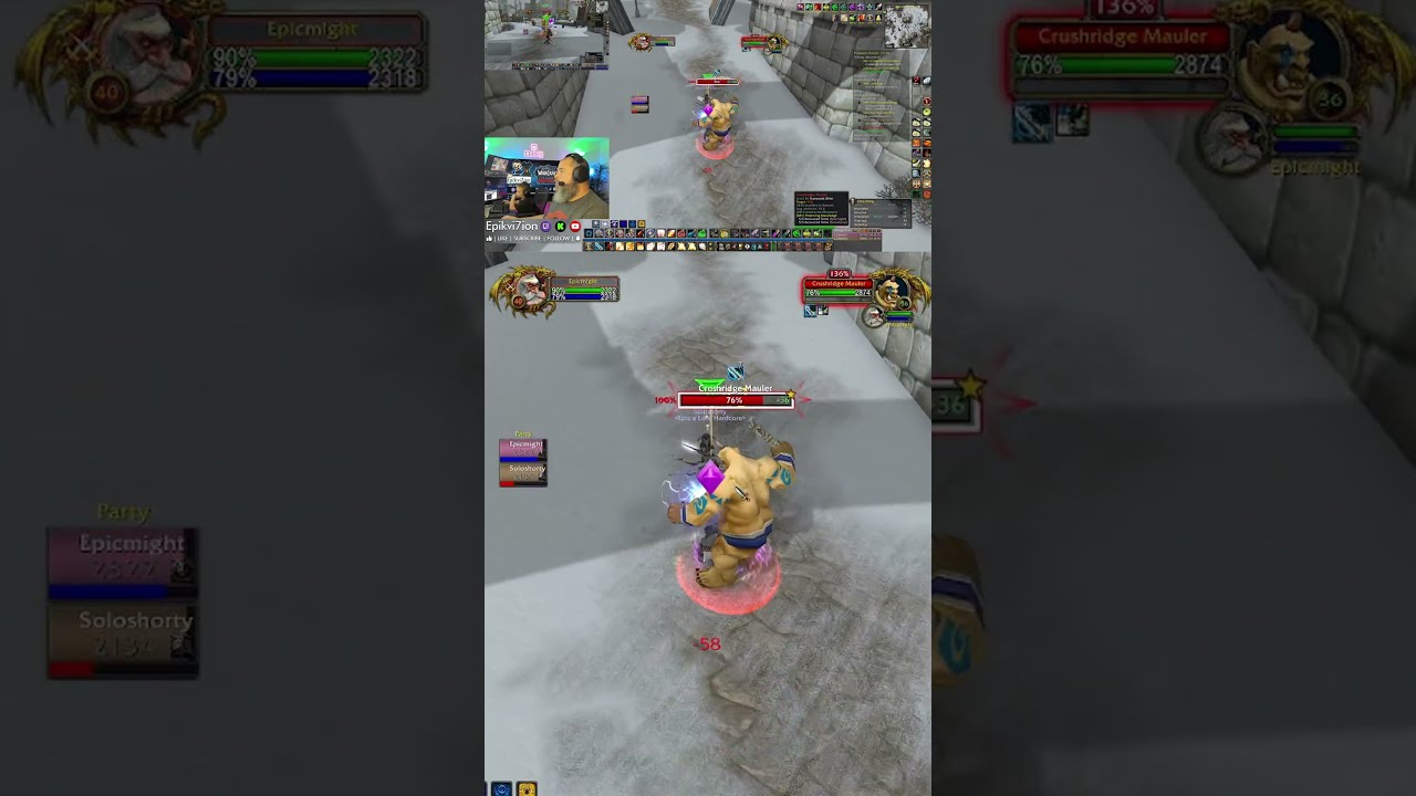  SOLOSHORTY THE BIG 4 1 DING Pt 22 FATHER SON WORLD OF WARCRAFT HARDCORE