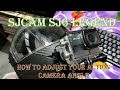 How to adjust action camera angle | SJ6 Legend Setup in Helmet | Best camera angle for Motovlog
