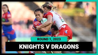 Newcastle Knights v St George Illawarra Dragons | NRLW 2023 Round 1 | Full Match Replay