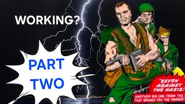 SGT FURY CONSERVATION PART TWO !  LEAF CASTING EXPERMINT.  @ImmaculateComics 