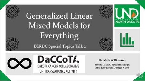 Generalized Linear Mixed Models for Everything