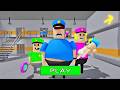 Police Family Escape SCARY OBBY roblox Gameplay Walkthrough No Death 4K
