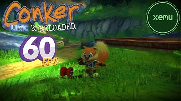 Conker Live and Reloaded 60FPS Patch Widescreen | XEMU 0.7.43 | Xbox Emulator PC Gameplay