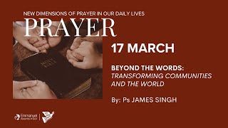 EAG English Service 17th March 2024 by Pastor James Singh