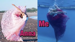 Recreating Anna McNulty's Contortion Pics UNDERWATER! *Extreme* #lillyk #Contortion #annamcnulty