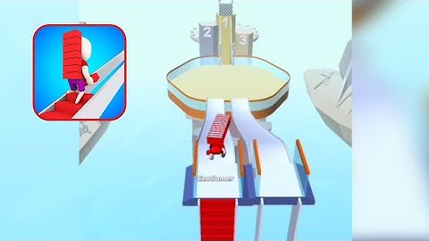 Bridge Race - Gameplay Walkthrough Levels 41-45 | All Levels Gameplay Android, ios