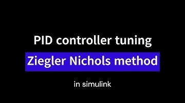 Tuning a PID controller with Ziegler Nichols method