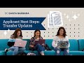 Applicant Next Steps: Transfer Academic Update (TAU)