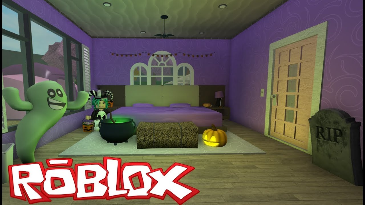 Decorando Para Halloween Bloxburg Roblox Youtube - decorei minha casa no roblox meepcity youtube