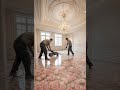 De SUELO VACÍO a HABITACIÓN DE LUJO con ROSAS 3D 🌹✨ Resina Epoxi INCREÍBLE #viral  #viralvideo