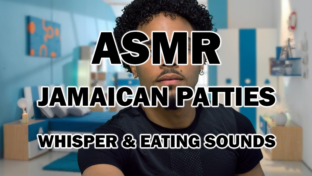 #ASMR: JAMAICAN PATTIES WHISPER AND EATING SOUNDS 1080p HD