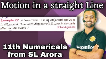 Ex-22 Question based on equation of motion/motion in a straight line physics/#11thphysicsadda #pa