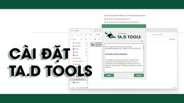 TA.D TOOLS 2.1 |  CÀI ĐẶT PHẦN MỀM