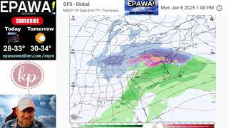 Weekend video forecast for January 4th/5th, 2025