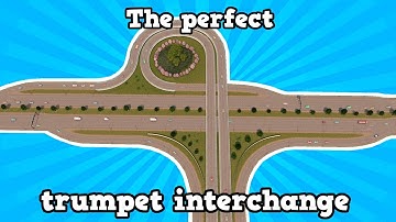 The perfect trumpet interchange [Vanilla Cities: Skylines Build]