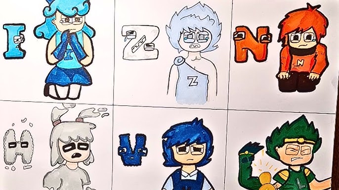 Drawing Alphabet Lore Family Real Life 🖌 Humanized Alphabet Lore 🖌 XY,  MW, SO, TI, ZH, GP in 2023