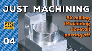 CNC machining a customer part  | Hermle C400 | SolidCAM | iMachining | trochoid | TPC