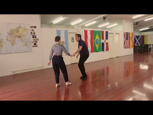 Swing

2 x Lindy Basic
Swing Out
2 x Lindy Turn
Lindy Circle
Basic
Kick the Dog
Tuck Turn
Change of Place
Lindy Circle w