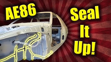 AE86 Project | DIY Seam Sealing - Toyota AE86 Trueno Coupe