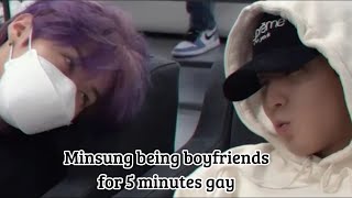 Minsung being boyfriends for 5 minutes gay [7]