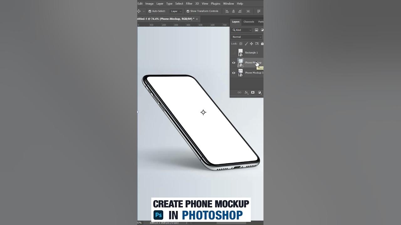 Create Phone Mockup in Photoshop | #shorts