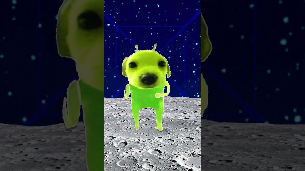 Dancing alien dog 
