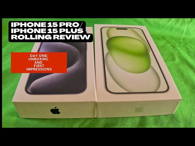 iPhone 15 & iPhone 15 Plus - Unboxing, Setup and First Look 