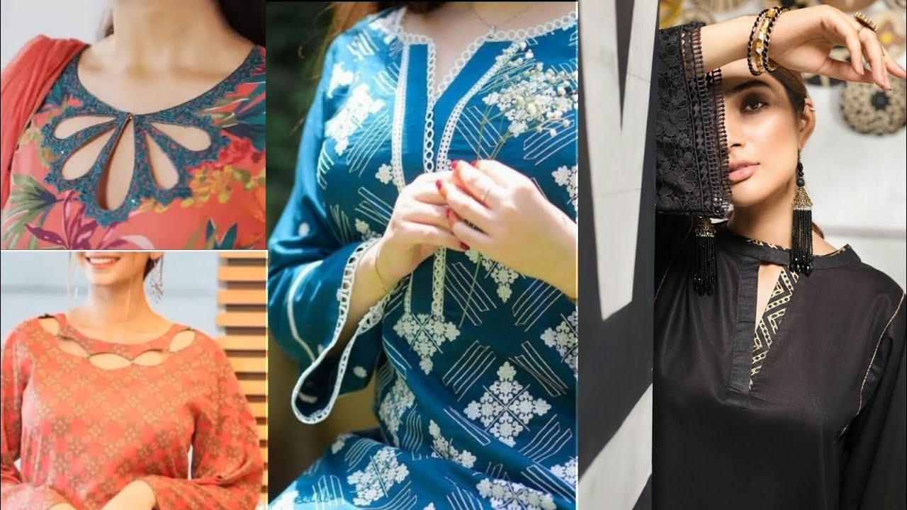 latest neck beautiful design YouTube