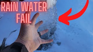 Frozen Water Off Grid problems