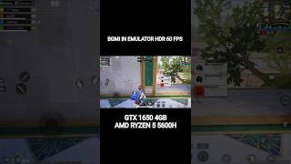 BGMI IN EMULATOR HDR 60 FPS #shorts #bgmi #pubg #gaming #pubgemulator