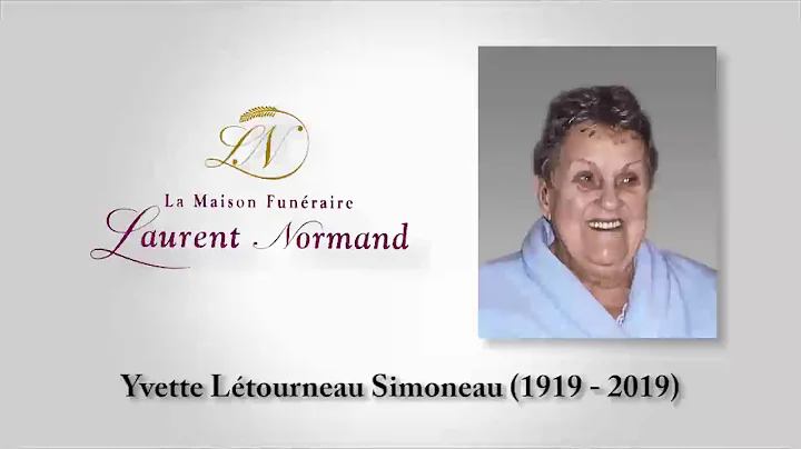 Yvette Ltourneau Simoneau (1919 - 2019)