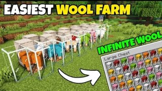 Minecraft Wool Farm | Infinite Wool Minecraft 1.21