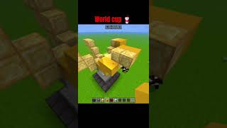Minecraft world cup 🥤 builds #godman55