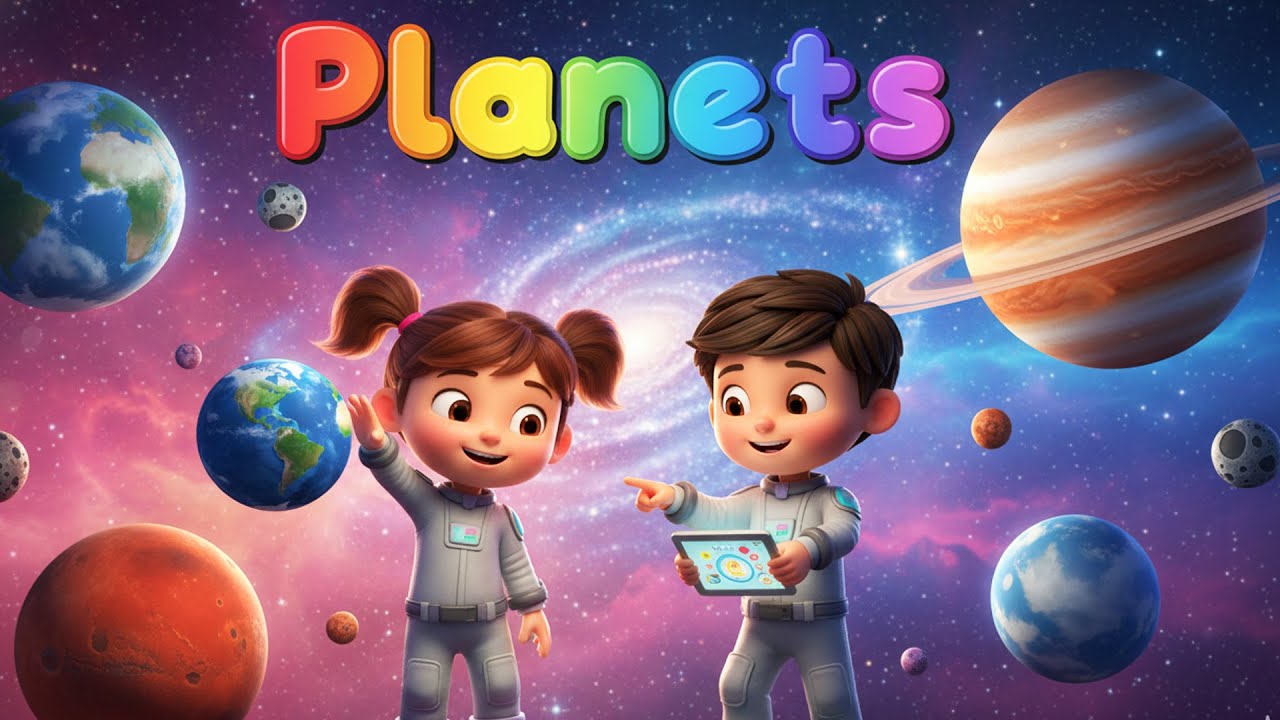 Солнечная система | Словарь по планетам | Изучение английского языка для детей