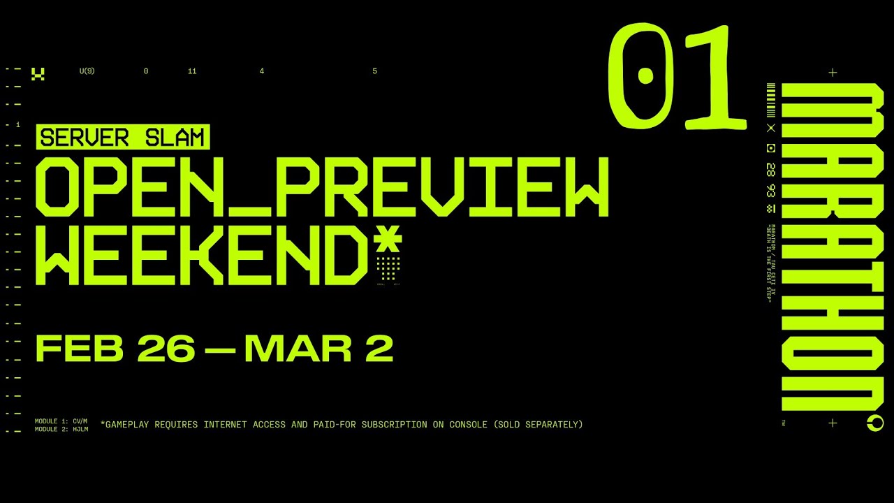 MARATHON | PS5 | SERVER SLAM DAY 1 LIVE