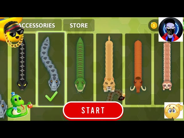 Snake.io🐍Gameplay ! my all skin collection ! #snakeio #gaming #epicgames 