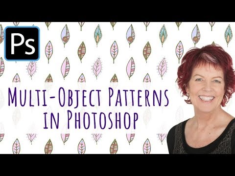 Photoshop - Pattern of Shapes - a seamless repeating pattern with multiple shapes