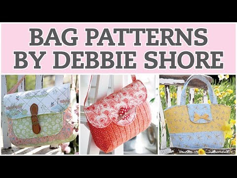 BRAND NEW Bag Patterns by Debbie Shore and Half Yard Sewing Club