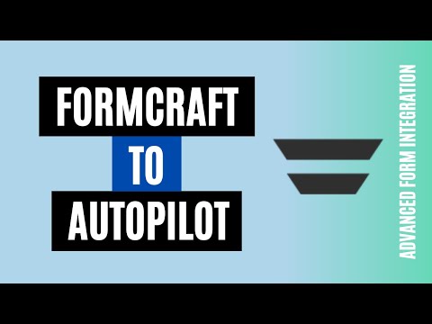 How to Integrate FormCraft To Autopilot | 3 Minutes Solution