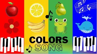 COLORS song 🌈 - Learn Colors with this fun SONG with Lyrics