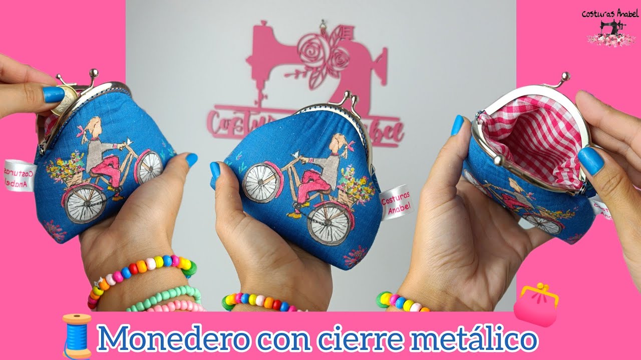 Cómo hacer un monedero 👛 con cierre metálico 🤯| Súper fácil 🧵