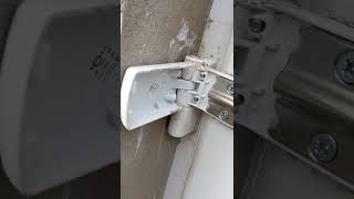 adjusting plastic frame door hinges