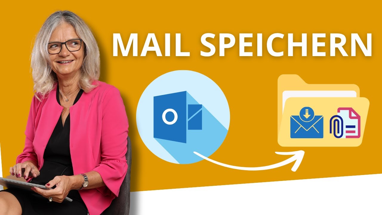 Outlook E-Mail speichern (auf Festplatte & in OneDrive), Wichtiges zentral organisiert